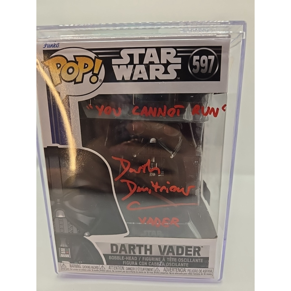 Dmitrious Bistrevsky Signed Darth Vader Funko Pop OC Celebrity Marketing COA